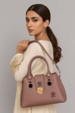 Elegant Designer Handbag with Stylish Top Handle and Shoulder Strap
