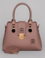 Elegant Designer Handbag with Stylish Top Handle and Shoulder Strap