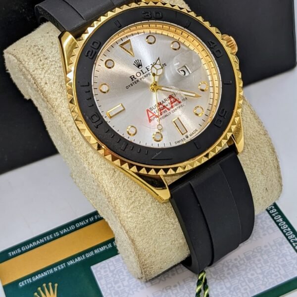 Rolex Submariner Luxury Diver Watch with Rubber Strap
