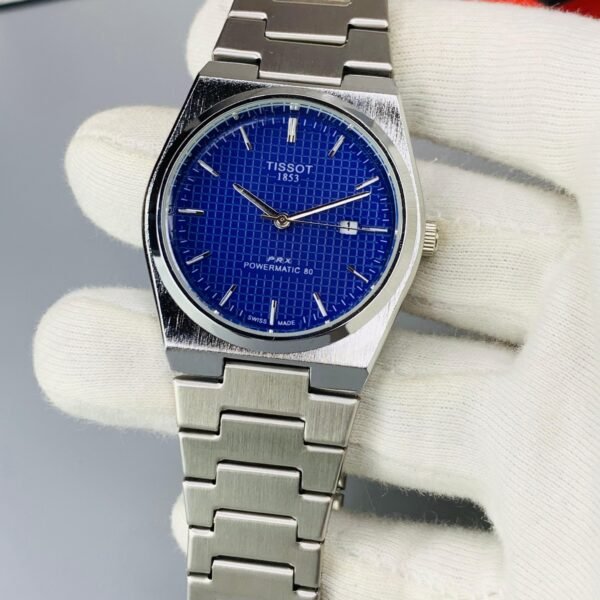 Tissot PRX Powermatic 80 Luxury Automatic Watch for Men (Royal Blue)