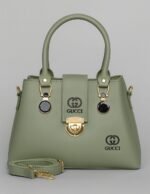 Elegant Designer Handbag with Stylish Top Handle and Shoulder Strap