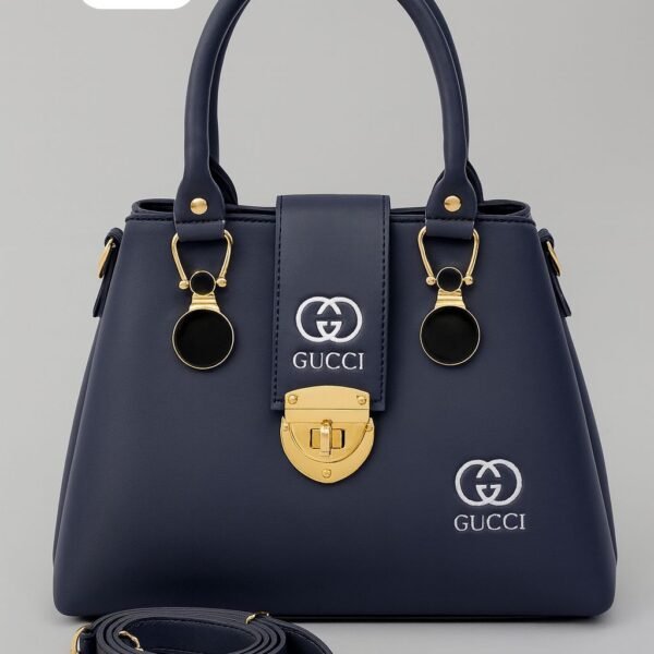 Elegant Designer Handbag with Stylish Top Handle and Shoulder Strap