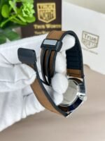 True Worth Classic Leather Strap Analog Wrist Watch for Men