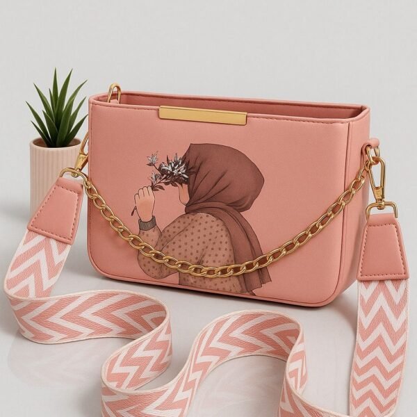 Stylish Women’s Crossbody Shoulder Bag with Printed Design