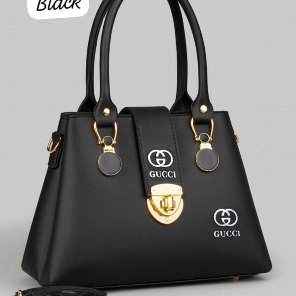 Elegant Designer Handbag with Stylish Top Handle and Shoulder Strap