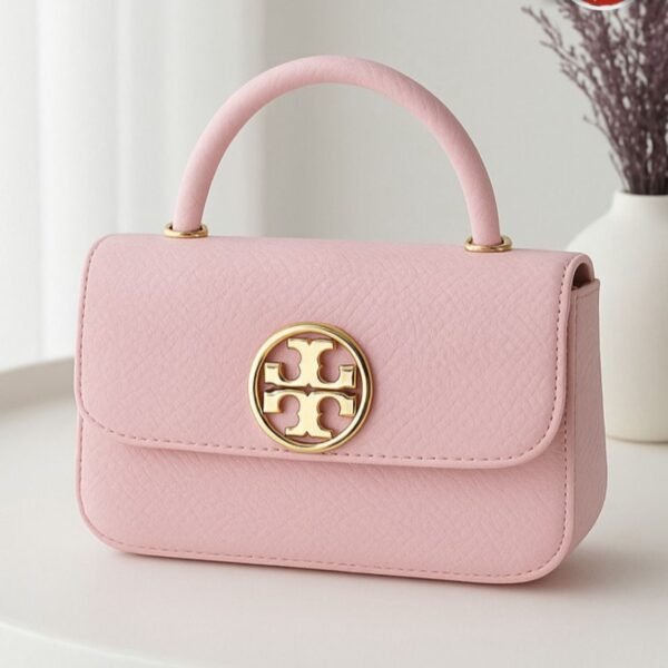 Elegant Women’s Top Handle Shoulder Bag with Textured Design