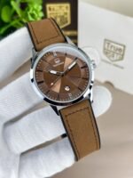 True Worth Classic Leather Strap Analog Wrist Watch for Men