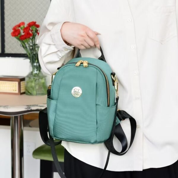 Trendy Mini Backpack for Women with Multi-Pocket Design