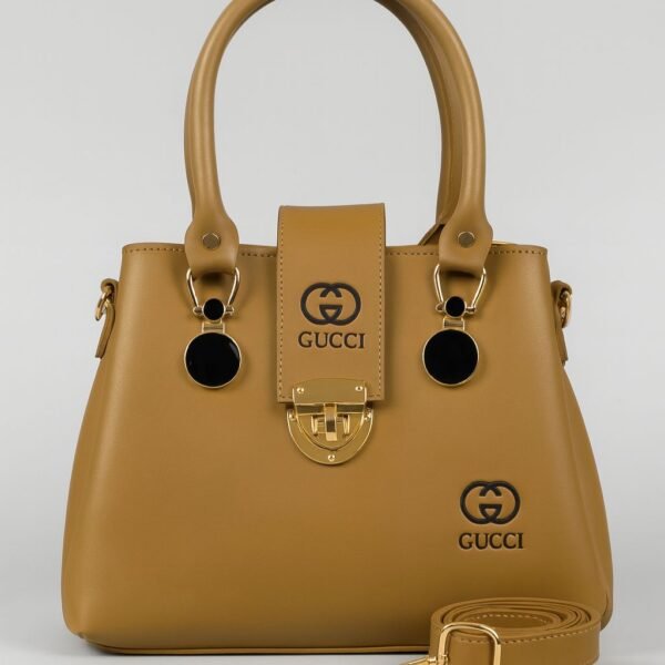 Elegant Designer Handbag with Stylish Top Handle and Shoulder Strap