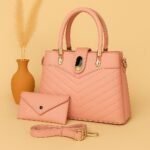 Elegant 3-Piece Women’s Handbag Set with Tote, Wallet and Strap