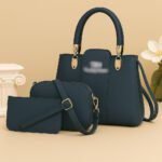 Trendy 3-Piece Handbag Set with Tote, Crossbody and Wallet