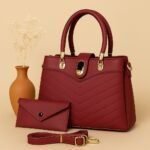 Elegant 3-Piece Women’s Handbag Set with Tote, Wallet and Strap