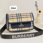 Burberry Classic Check Crossbody Bag With Adjustable Strap