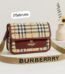 Burberry Classic Check Crossbody Bag With Adjustable Strap