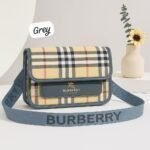 Burberry Classic Check Crossbody Bag With Adjustable Strap