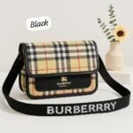 Burberry Classic Check Crossbody Bag With Adjustable Strap