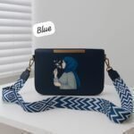 Stylish Women’s Crossbody Shoulder Bag with Printed Design