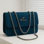UrbanMuse Trendy Women’s Shoulder Bag with Metal Chain Strap