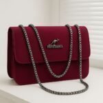 UrbanMuse Trendy Women’s Shoulder Bag with Metal Chain Strap