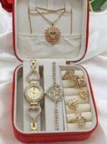 Premium Jewelry Gift Set With Elegant Watch & Accessories