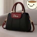 Luxury Structured Handbag with Dual Handles & Detachable Shoulder Strap