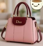 Luxury Structured Handbag with Dual Handles & Detachable Shoulder Strap